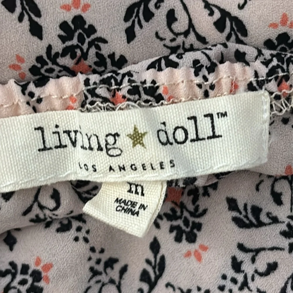 Living Doll Los Angeles Floral Halter Spaghetti Strap Maxi Dress - Picture 7 of 9